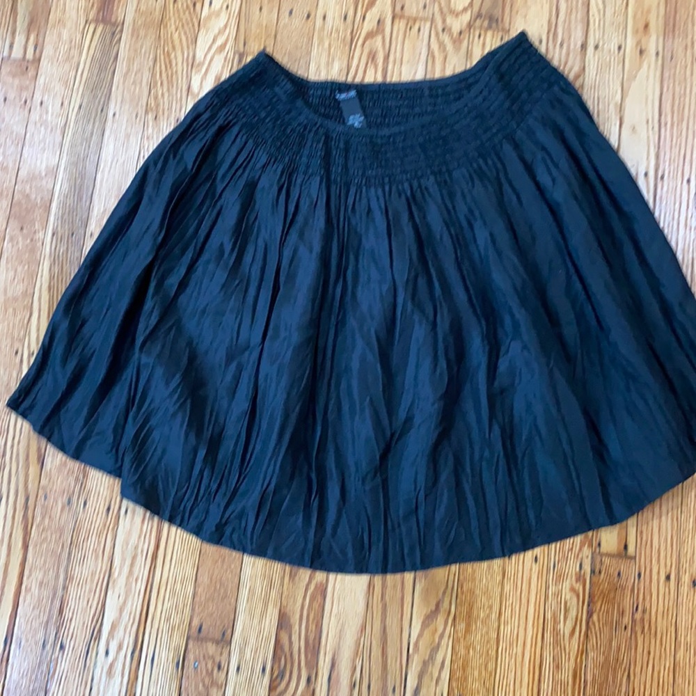 Black Silk Skirt